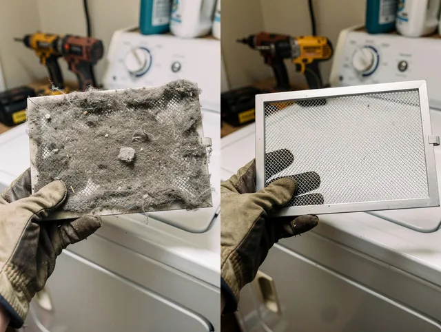 Professional lint trap cleaning by Medina Dryer Vent Cleaning in Medina